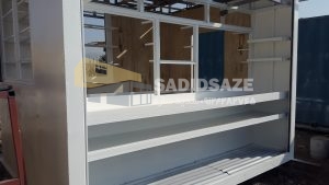 نمونه کار کانکس کیوسک مطبوعاتی - سدید سازه - تصویر 1